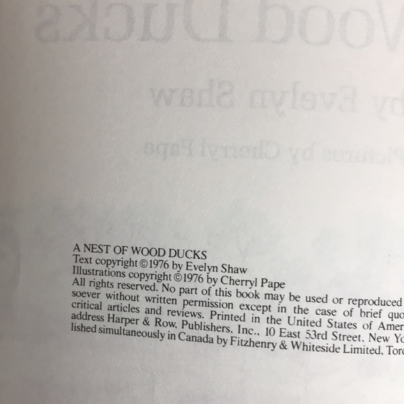 “A Nest of Wood Ducks” by Evelyn Shaw hardback - Picture 12 of 16